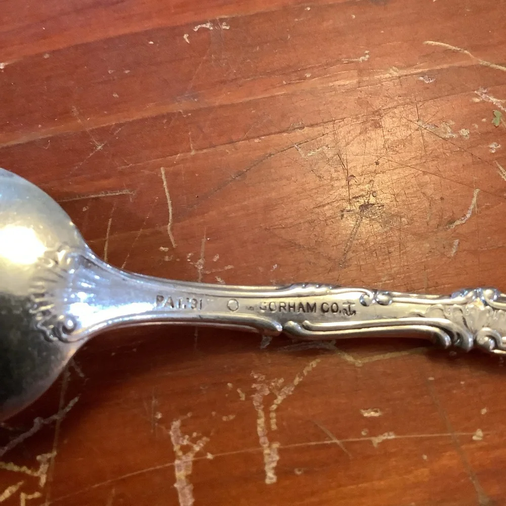 Antique Vintage Set of 3 Silver Plate Teaspoons